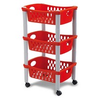 CARRELLO OTELLO 3 PIANI C-RUOTE stefanplast